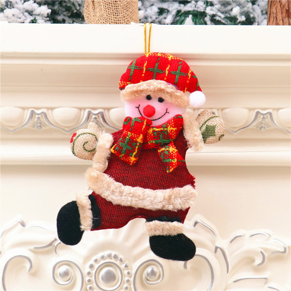 Uudet joulukoristeet Joulukuusen riipus DIY Xmas Tree Pe A18 onesize A18 onesize