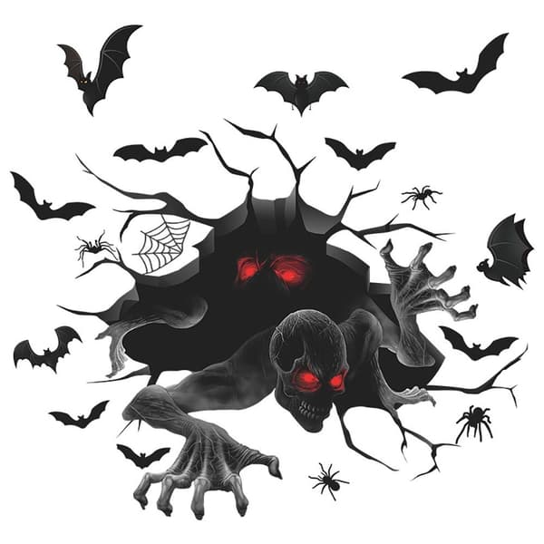Halloween veggklistremerker 2