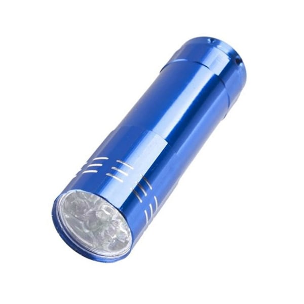 LED Mini Ultra Lys Sterk Lommelykt (blå, 1 pakke)