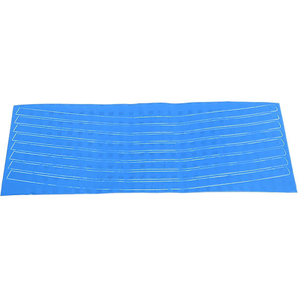Reflekterende felgtape-dekaler for hjul Bil Sykkel Motorsykkel Natt Reflekterende Sikkerhetsdekorasjon Stripe Universelle Felger Reflekterende Klistremerker Blue