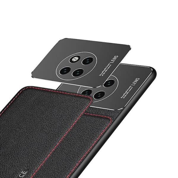 For Huawei Mate 20 Pro, frostet metall + skinntekstur beskyttende telefondeksel oransje