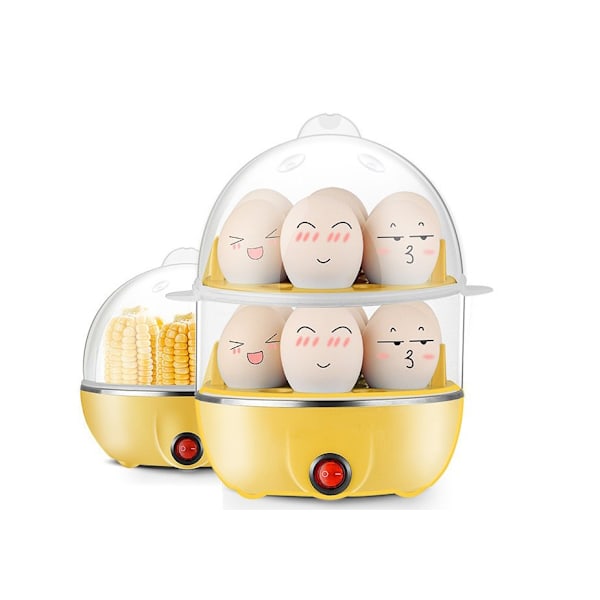 VIGIND Eggkoker, 350W Rapid Electric Eggkoker, Egg Steamer, Egg