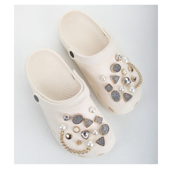 30 kpl reikäkenkien tarvikkeita kenkäkukka kenkäsolki DIY rhinestones
