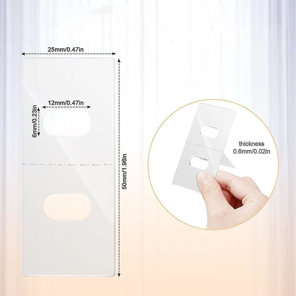 CDQ Blind Reparation Lameller Besparende Klapper Lodret Persienner Udskiftning 100 stk