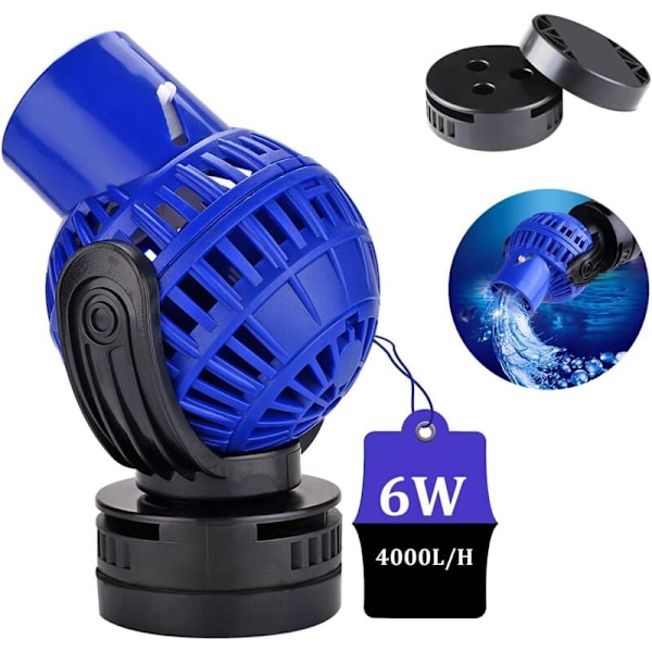 JVP-130 Aaltopumppu, 4000L/H 6 W Akvaarion Aallonmuodostin Kiertovesipumppu 40–80 cm makeaan ja suolaveteen