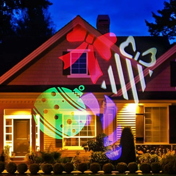 12 kuviota LED joulu liikkuvat lumihiutaleet projektori loma