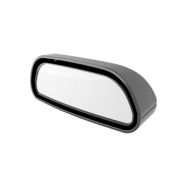 Blind bakspejl med bred vinkel 360° linse Sort