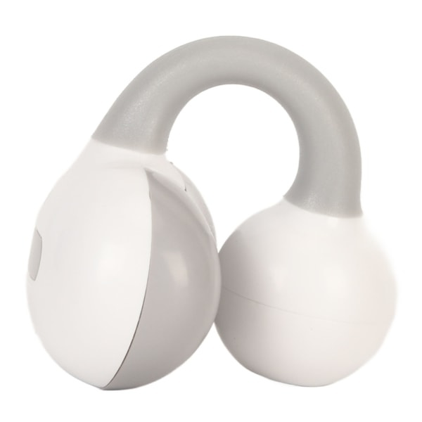 Clip On trådlösa hörlurar Bluetooth 5.3 Stereo Single Ear Open Ear Clip On Headphone för Business Grå