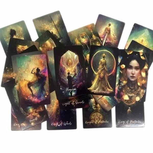 12x7 cm Lune De Tarot kortspill