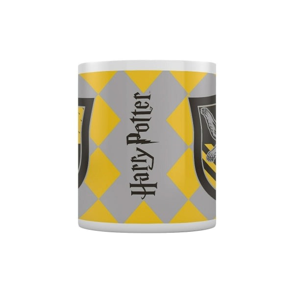 Harry Potter Hufflepuff Krus One Size Gul/Grå/Sort/Hvid Gul/Grå/Sort/Hvid One Size