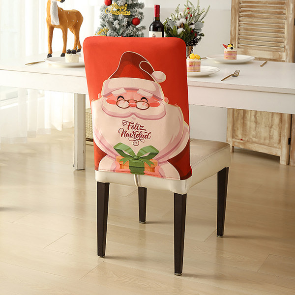 Jul Xmas Bankett Stol cover Santa Party Matsal Seat A9 one size A9 one size