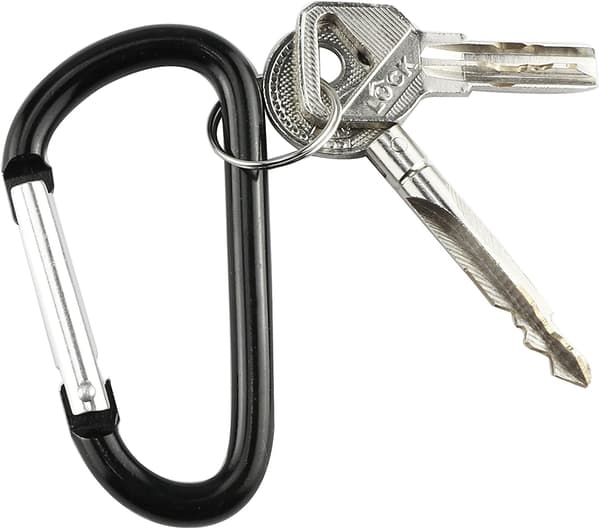 Aluminium Karabinhake Klips Snap Hook Nyckelring Karbinhakar