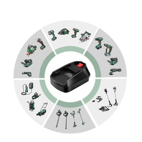 Adapter Omvandlare Bosb18c Används för Bosch 18v Li-ion batteri Bat618