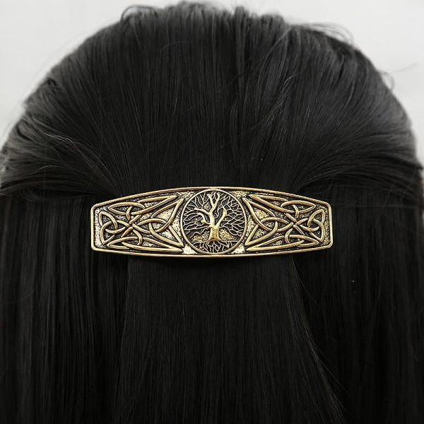 2kpl Retro-hiuspanta Elämänpuu Elämänlähde Metalli Hiustenklipsu Koriste Hiussoljet Headpiece Vi