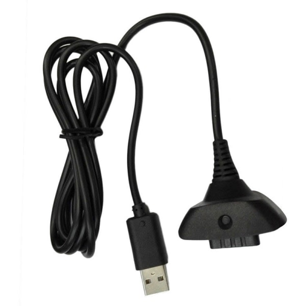 Trådløs Gamepad Adapter USB-mottaker for Xbox 360 Controller Svart