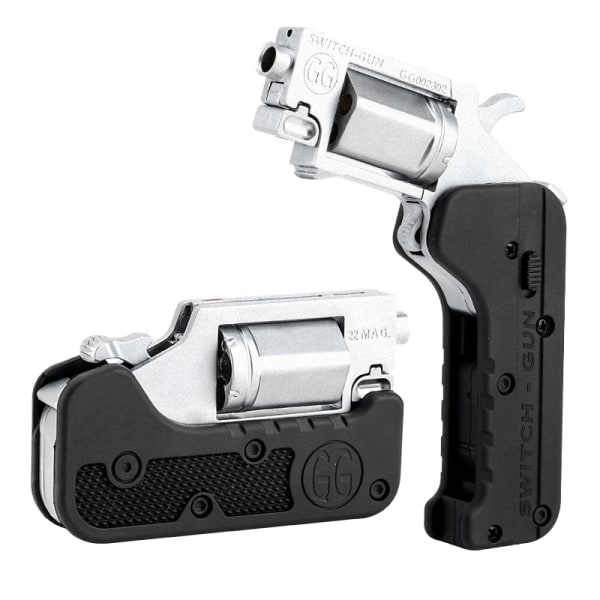 Legering venstre hjul metal model foldbar foldbar spøgelse switch- Hvid One Size White One Size