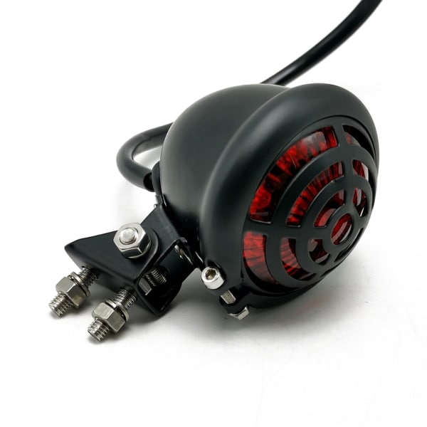 Vandtæt 12V Universal Motorcykel Blinklys Baglygte Motorcykel Baglygte Baglygte Nummerplade LED Baglygte Sort