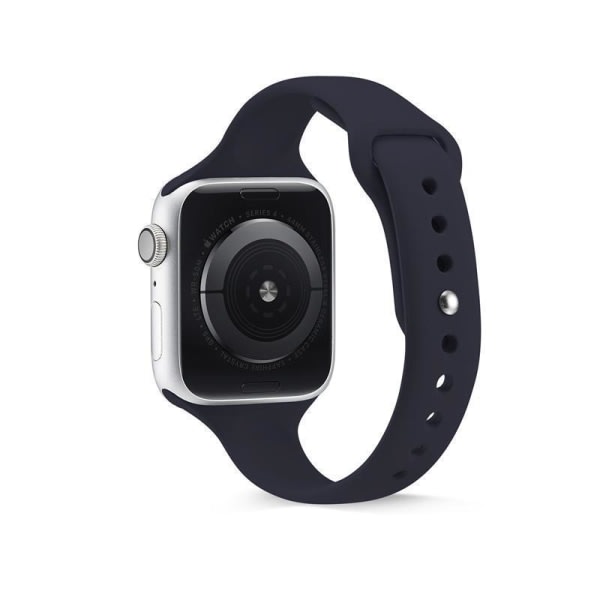 Silikon Armbånd Apple Watch 38/40/41 mm - Sort Sort Sort