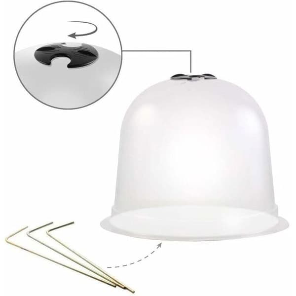 Plast Salladskupoler - Set om 6
