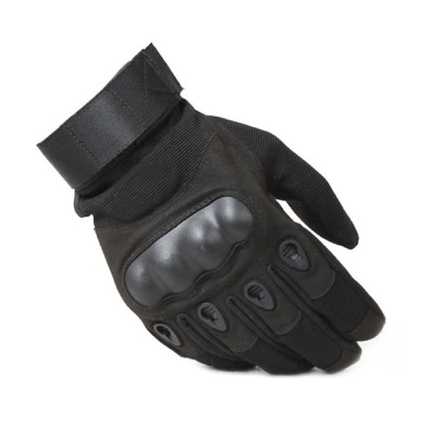 Mænd Full Finger Tactical Touch Handsker Army Military Riding Cyc Black