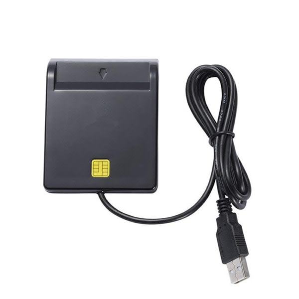 USB Smart Card Reader För Bankkort IC/ID EMV kortläsare Hög