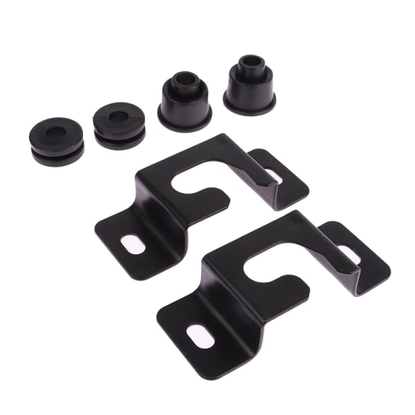 12-80 tums TV-feste LCD LED-skjerm Veggfeste Fast flatt vindu Black one size Black one size