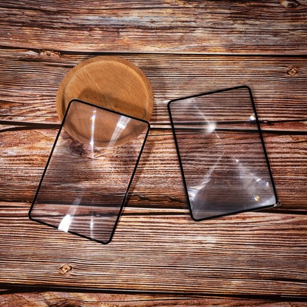 3X Premium Förstoringsglas Full Sida Förstoringsglas Fresnellinser Perfekt för Att Läsa Små Tryck och Låg Syn Seniorer
