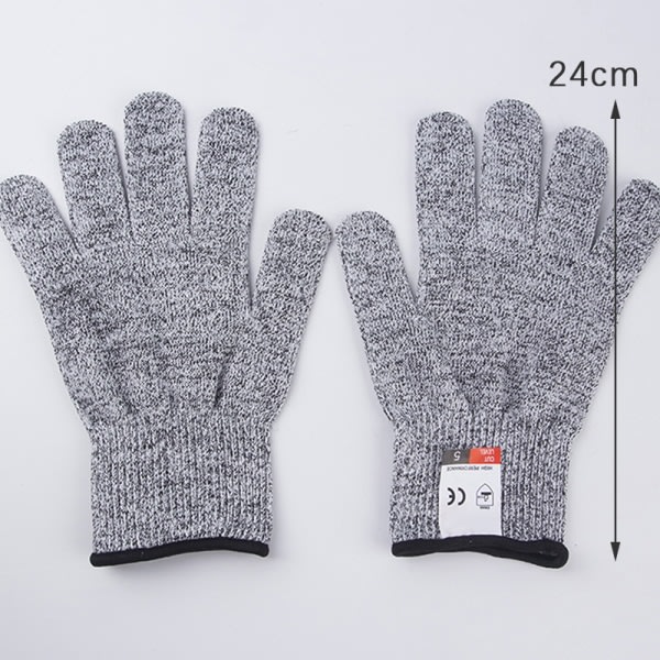1 Par Anti Gloves High Performance Level 5 Skydd HPPE Gl L 24cm