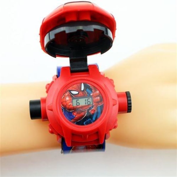 3D- watch digital projektion spiderman leksak