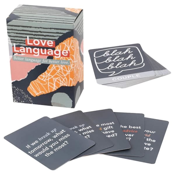Älska språkkortspel Språkliga Kortspel Utforska &amp; Fordjupa kontakter med din partner for parälskare Partner