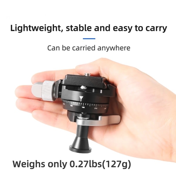 Mini Inverted Ball Camera Mount KA18 Panoramic Inverted Camera Ball Head Pan Tilt