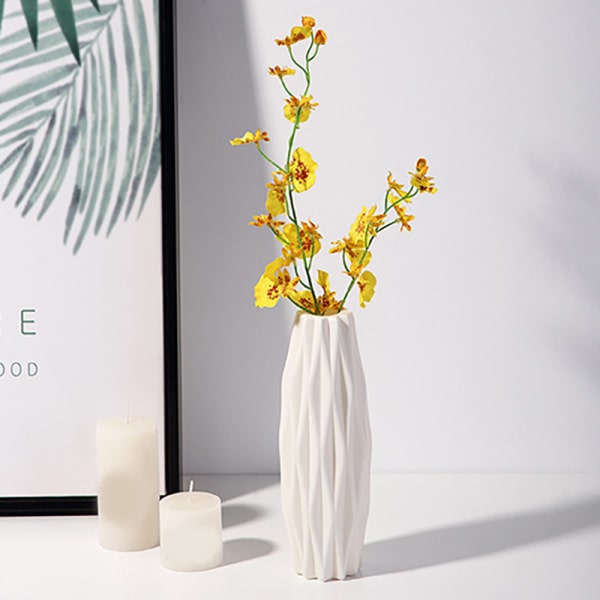 Hem Nordic Plast Vas Enkel Liten Färsk Blomkruka Förvaring A6