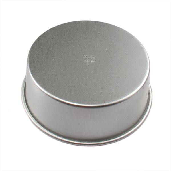Rund sømløs form 4~12 tommer aluminiumlegering Non-stick kageform Multifunktionsbagning Bageform i ét stykke null - B