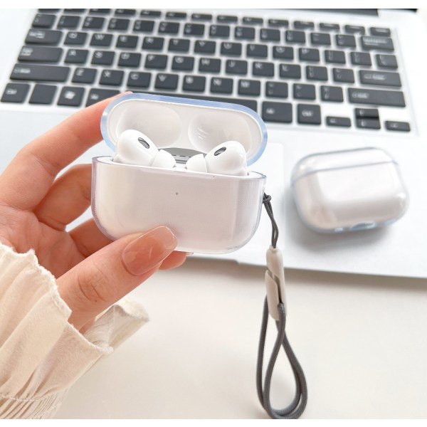 4 kpl Airpods Pro2 -koteloa läpinäkyvä