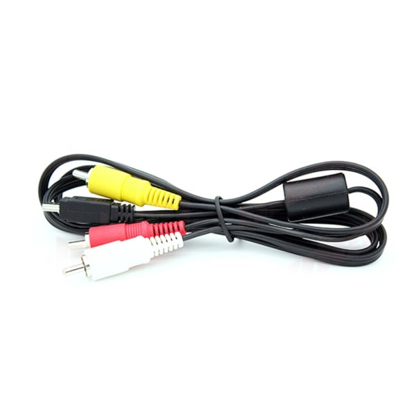 Ersattingskabel AVC-DC400ST Audio Video RCA for Canon EOS 1D, 1D X, 500D, 550D, 5D Mark III, 600D, 60D, 650D, 700D