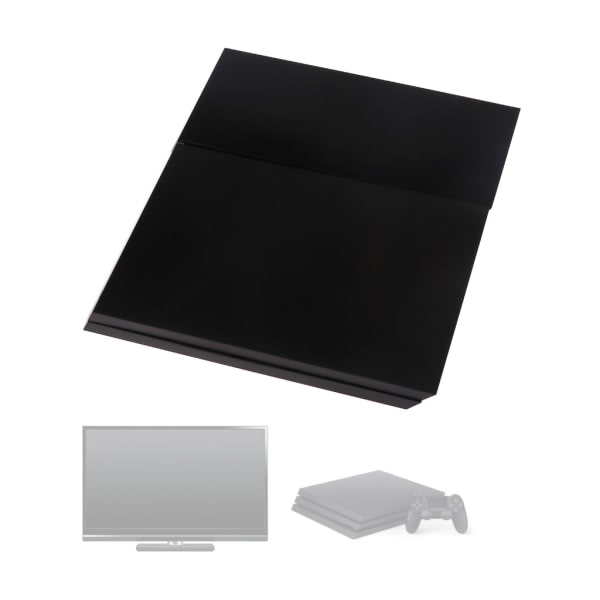 Solid Color Shell til Spilkonsollen - Beskyttelse til PS4 1000 1100 - Sort