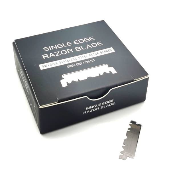 100 stk Barberblad for Single Edge Razor for Profesjonell Barbering