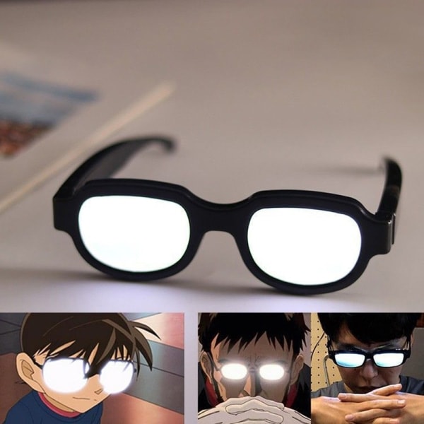 Nya Led Ljusglasögon Conan Med Samma Typ av Självlysande Glas A3 one size A3 one size