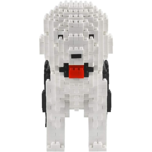 950 dele Bobtail Dog Micro Building Blocks, Animal Mini Blocks Bricks Legetøjssæt KLJM-02 (Bobtail)