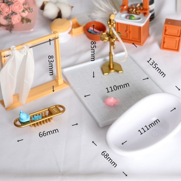 Mikro Miniatyr Möbler Tiny Småskalig Leksak Doll House DIY Decora Mini Candy Toy Model