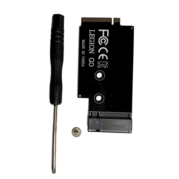 M.2 NVME-adapter för Legion Go Modifieringskort 2240 till 2280 NVMe Hårddisk SSD Överföringskort Adapter Konverterare Svart