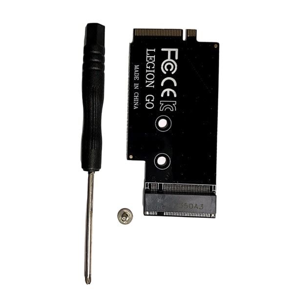 M.2 NVME Adapter til Legion Go Modificeringskort 2240 til 2280 NVMe Harddisk SSD Transferkort Adapter Konverter Sort