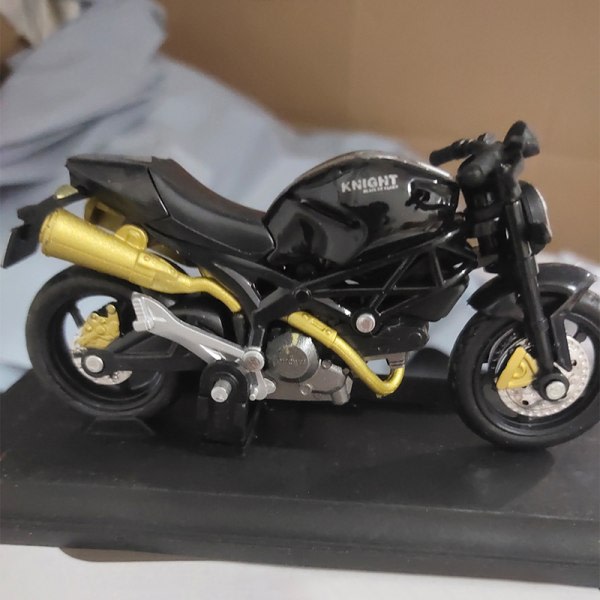 1:18 Yamaha YZF-R6 YZF R6 Blå MOTORSYKKEL SYKKEL DIECAST MODELL LEKE Svart One Size Black One Size
