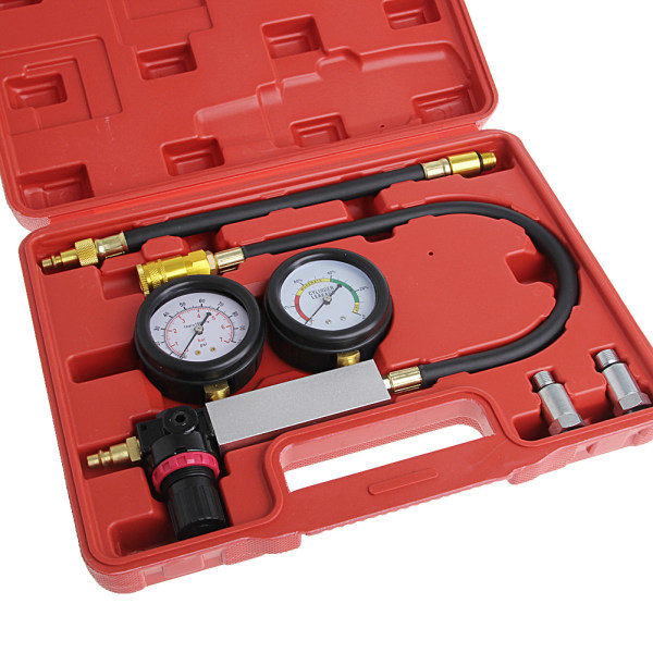 Auto Cylinder Motor Lækage Tester Kompressionsmåler Diagnostisk Detektor