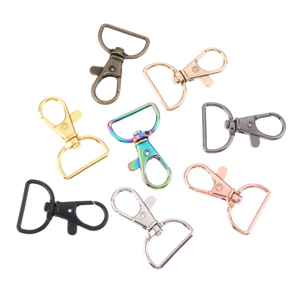 10 st 20 mm väskrem Spänne Hummerlås Swivel Trigger Snap S H one size H one size