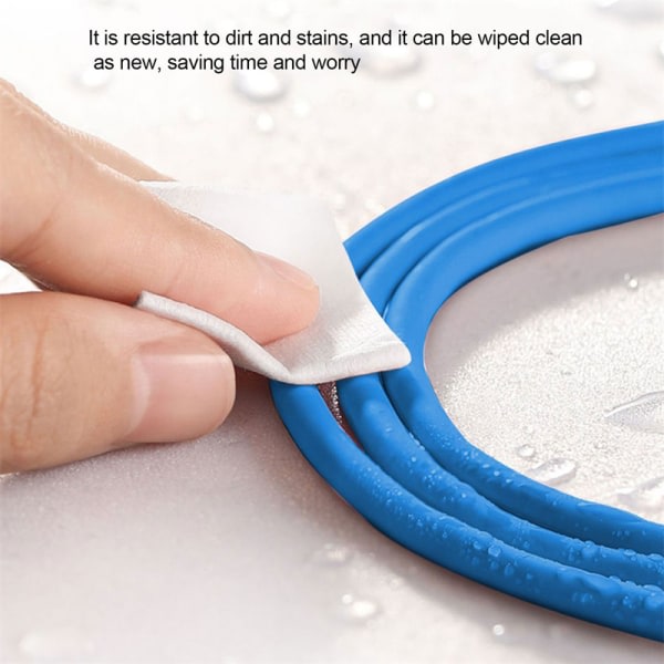 120W 6A Supersnoppaus Type-C neste silikonikaapeli Nopea US Sininen Androidille 1m Blue For Android 1m