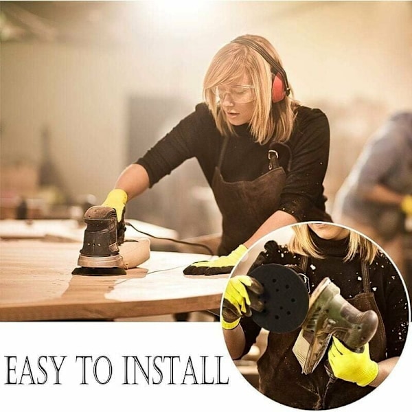 Hiomalaikka Makita BO5010 -hiomakoneeseen, 8 reikää hiomalaikoille Makita BO 5010, 5030, 5031, 5041..
