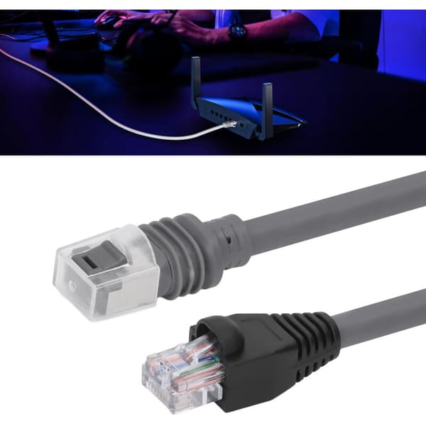 Vandtæt Gigabit Ethernet-kabel, 16ft/5m, 1200Mbps, til stærk satellitmodtagelse