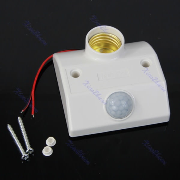 Infrarød bevægelsessensor Automatisk lampe Lampholder Stativ Switchc Ny