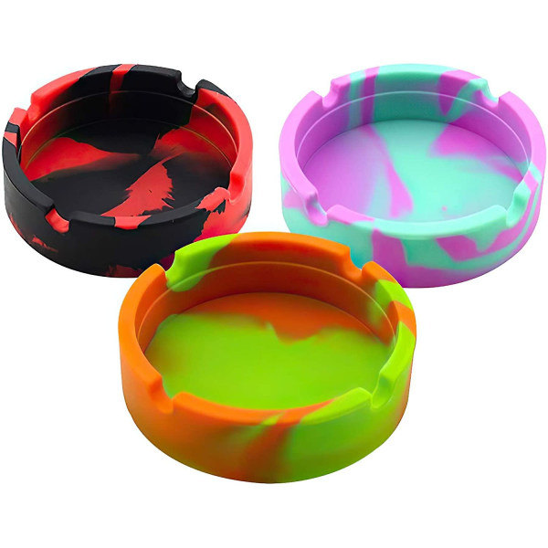 3-pack, gummiblandning hög temperatur värmebeständig rund design, lämplig för utomhus / uteplats / utomhus / inomhus / kontor / hem
